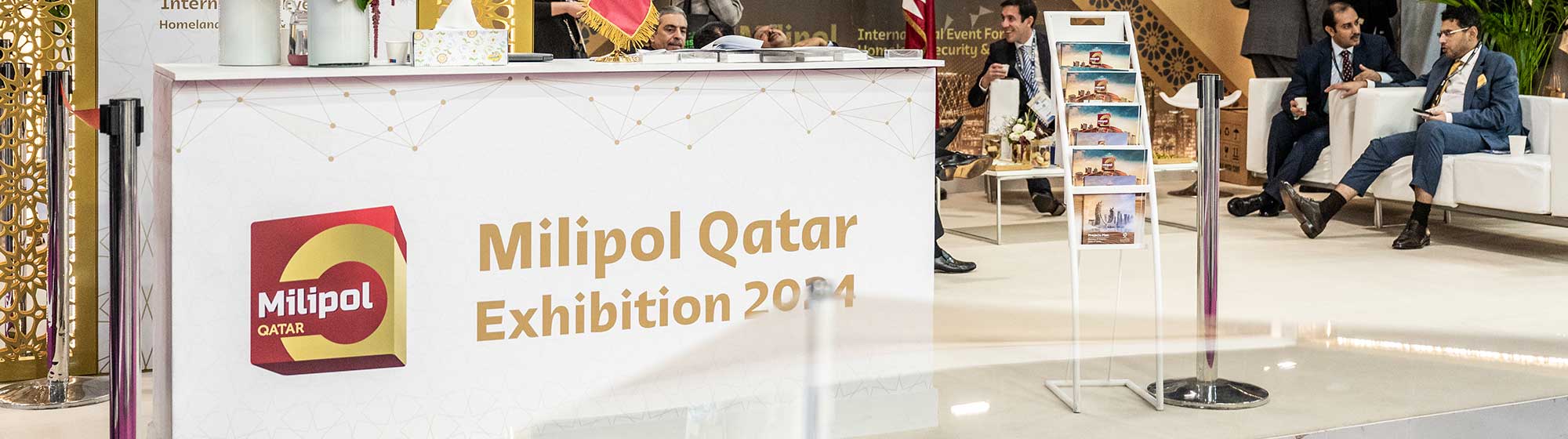 Milpol Qatar’s stand