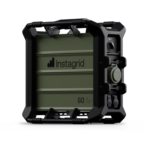 Solution d’alimentation en énergie propre et portable Instagrid GO MIL