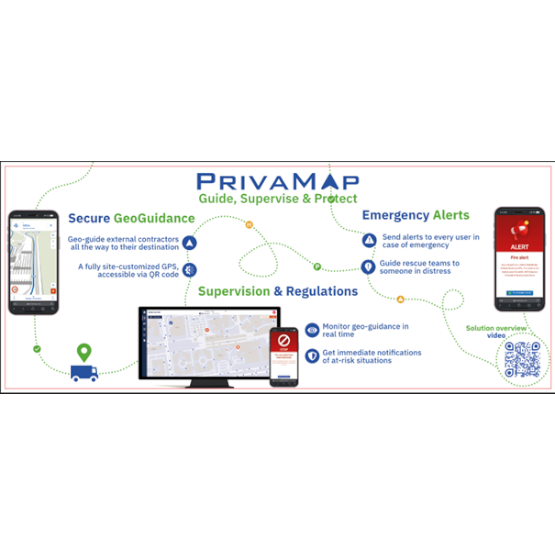Geo-guidance solution by PrivaMap