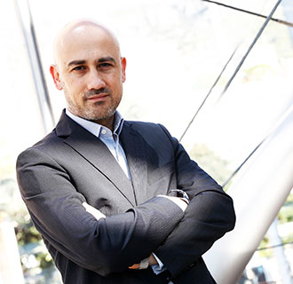 Portrait de Jérôme SAIZ, Consultant en protection des entreprises et Fondateur d'OPFOR Intelligence, et membre du jury des Milipol Innovation Awards dans la catégorie cybersecurité